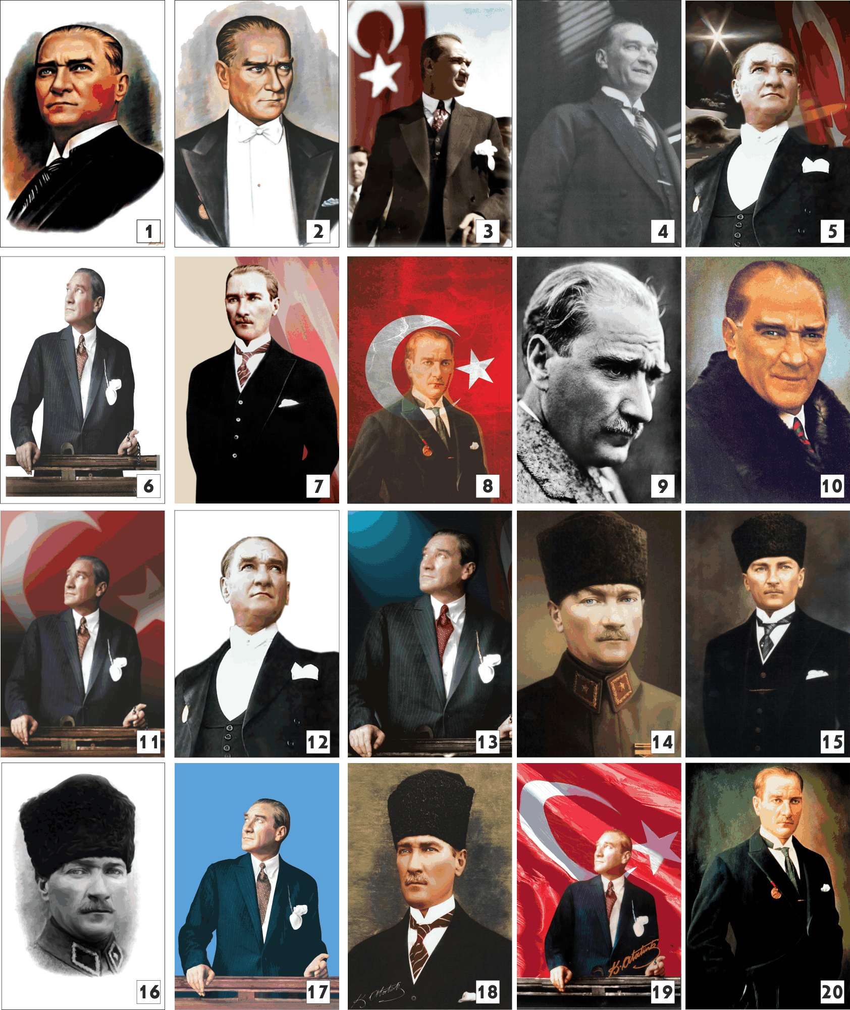 atatürk posterleri